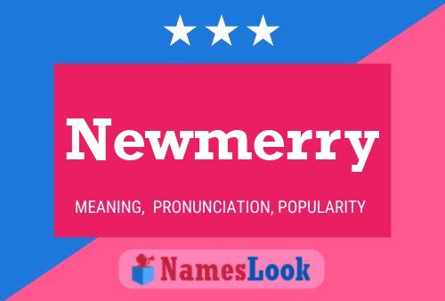 ملصق اسم Newmerry