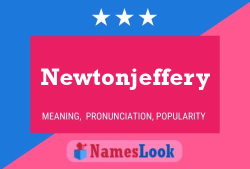 ملصق اسم Newtonjeffery