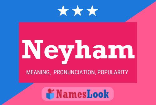 ملصق اسم Neyham