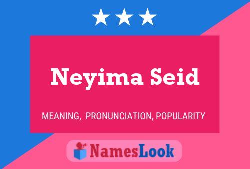 ملصق اسم Neyima Seid