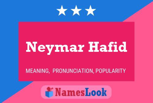 ملصق اسم Neymar Hafid