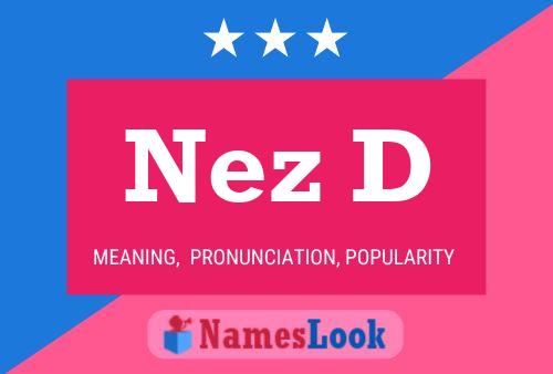 ملصق اسم Nez D