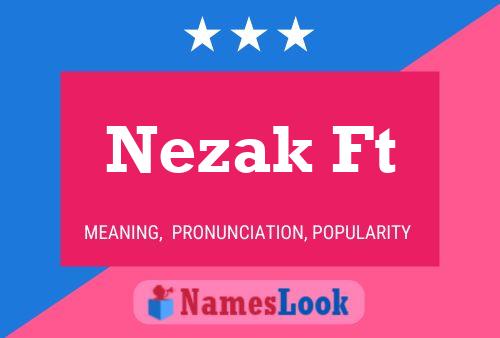 ملصق اسم Nezak Ft