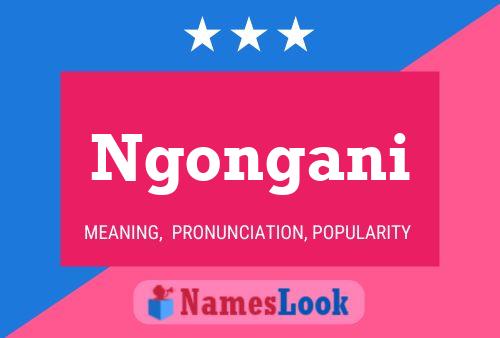 ملصق اسم Ngongani