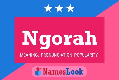 ملصق اسم Ngorah