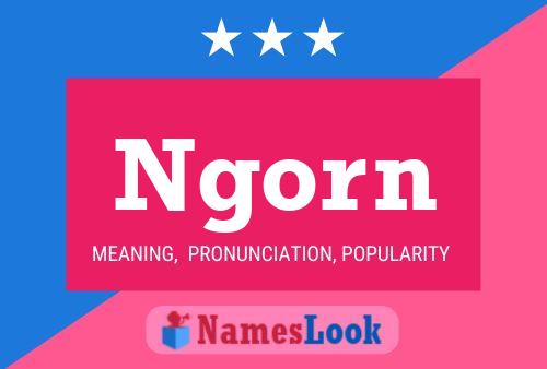 ملصق اسم Ngorn