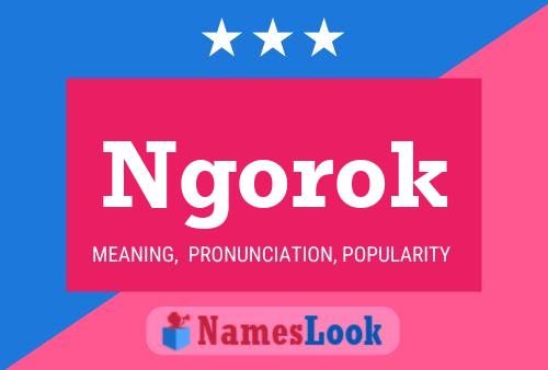 ملصق اسم Ngorok