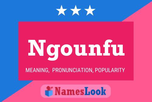 ملصق اسم Ngounfu