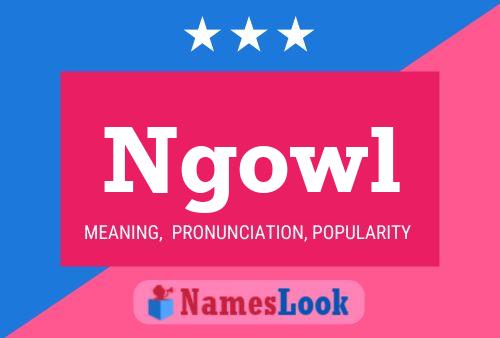 ملصق اسم Ngowl