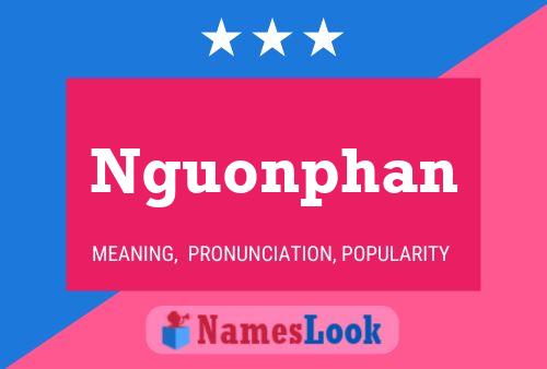 ملصق اسم Nguonphan