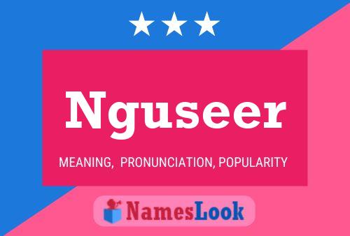 ملصق اسم Nguseer