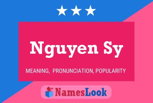 ملصق اسم Nguyen Sy