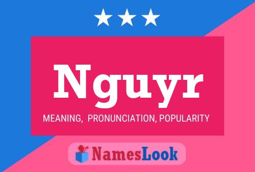 ملصق اسم Nguyr