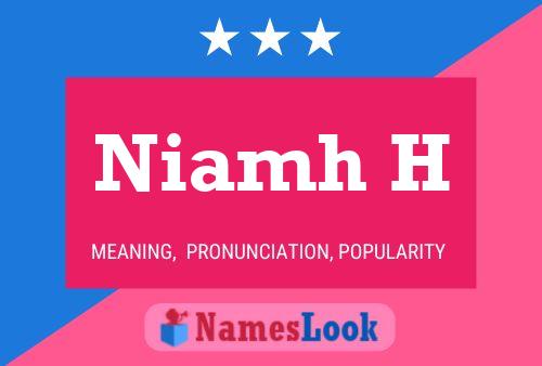 ملصق اسم Niamh H