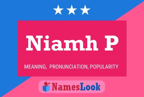 ملصق اسم Niamh P