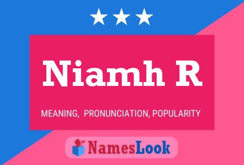 ملصق اسم Niamh R