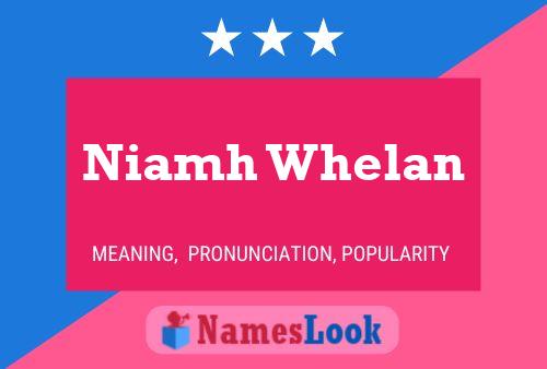 ملصق اسم Niamh Whelan