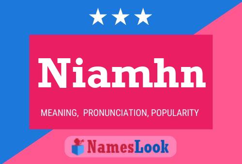 ملصق اسم Niamhn