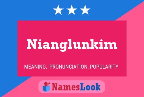 ملصق اسم Nianglunkim