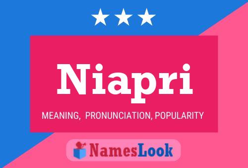 ملصق اسم Niapri