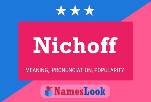 ملصق اسم Nichoff