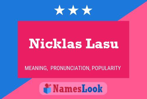 ملصق اسم Nicklas Lasu