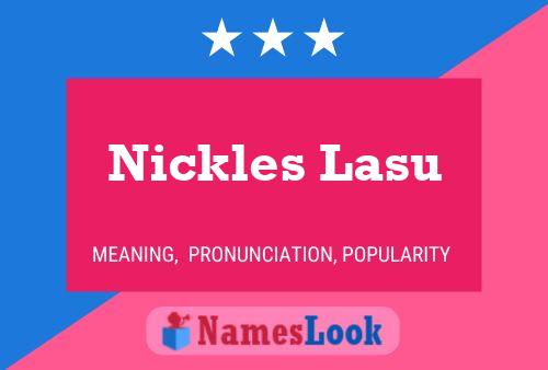 ملصق اسم Nickles Lasu