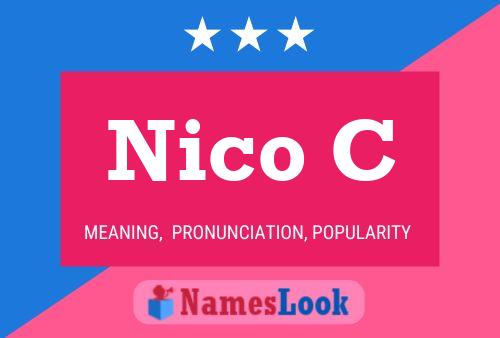 ملصق اسم Nico C