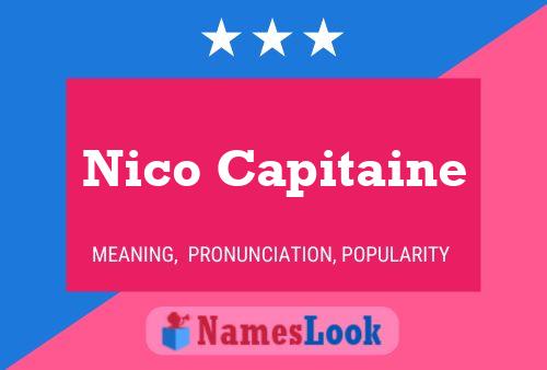 ملصق اسم Nico Capitaine