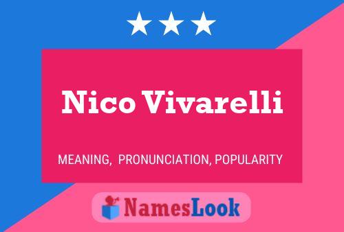 ملصق اسم Nico Vivarelli