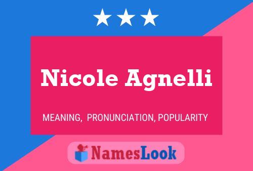 ملصق اسم Nicole Agnelli