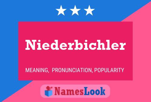 ملصق اسم Niederbichler