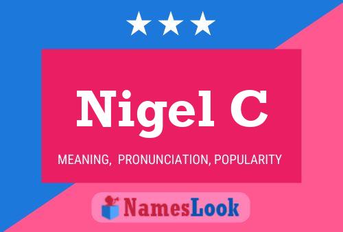 ملصق اسم Nigel C