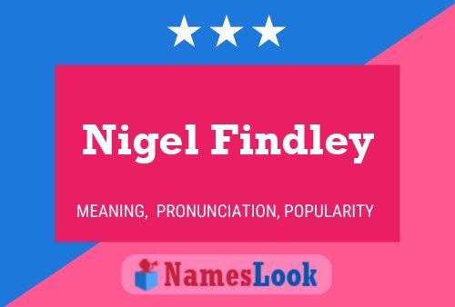 ملصق اسم Nigel Findley