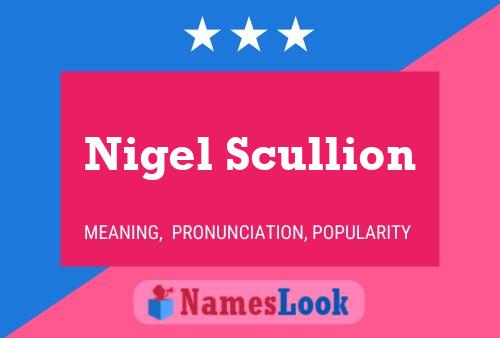 ملصق اسم Nigel Scullion