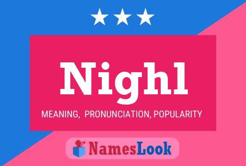 ملصق اسم Nighl