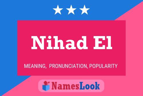 ملصق اسم Nihad El