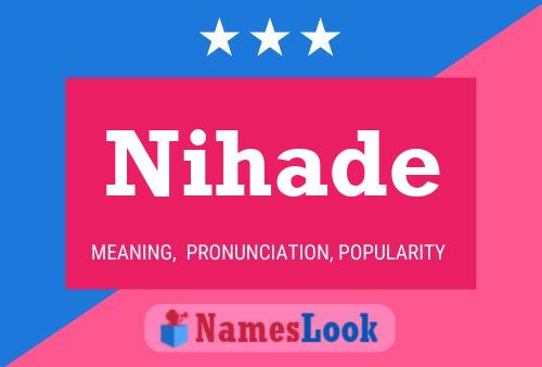 ملصق اسم Nihade