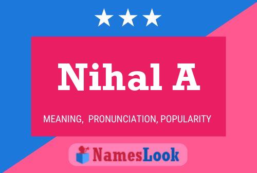 ملصق اسم Nihal A