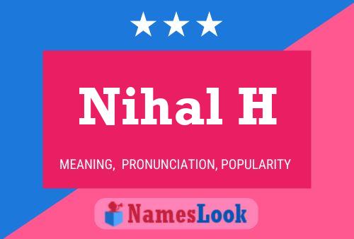 ملصق اسم Nihal H