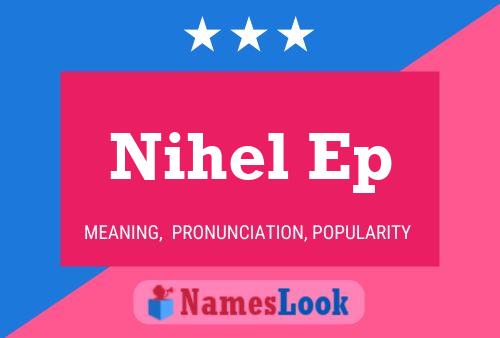 ملصق اسم Nihel Ep