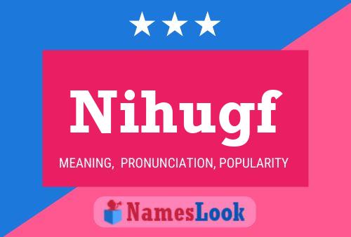 ملصق اسم Nihugf