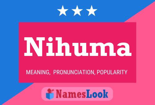 ملصق اسم Nihuma