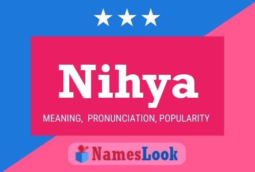 ملصق اسم Nihya