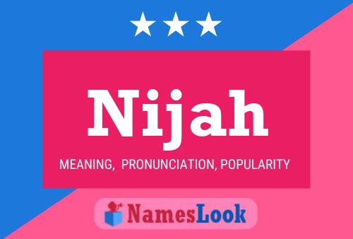 ملصق اسم Nijah