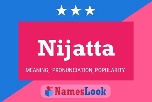 ملصق اسم Nijatta