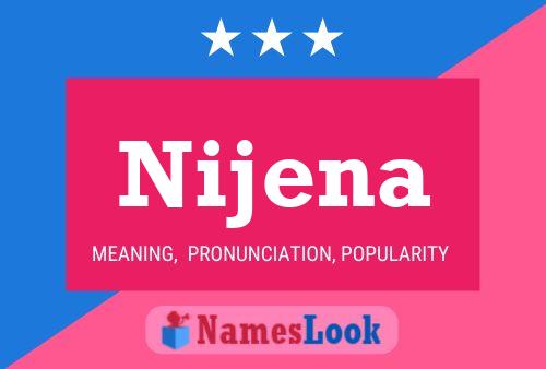 ملصق اسم Nijena