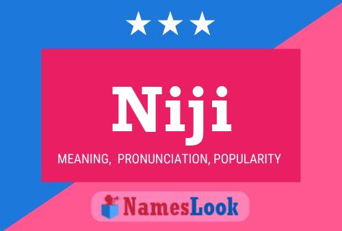 ملصق اسم Niji