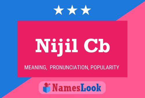 ملصق اسم Nijil Cb