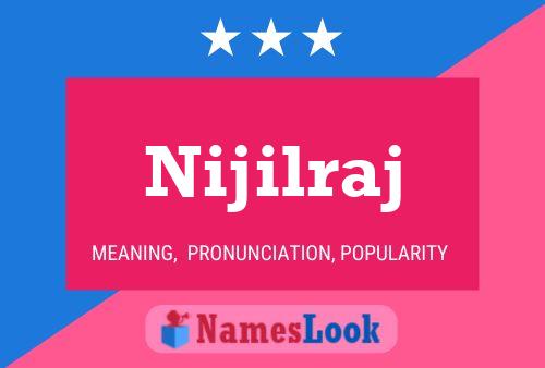 ملصق اسم Nijilraj